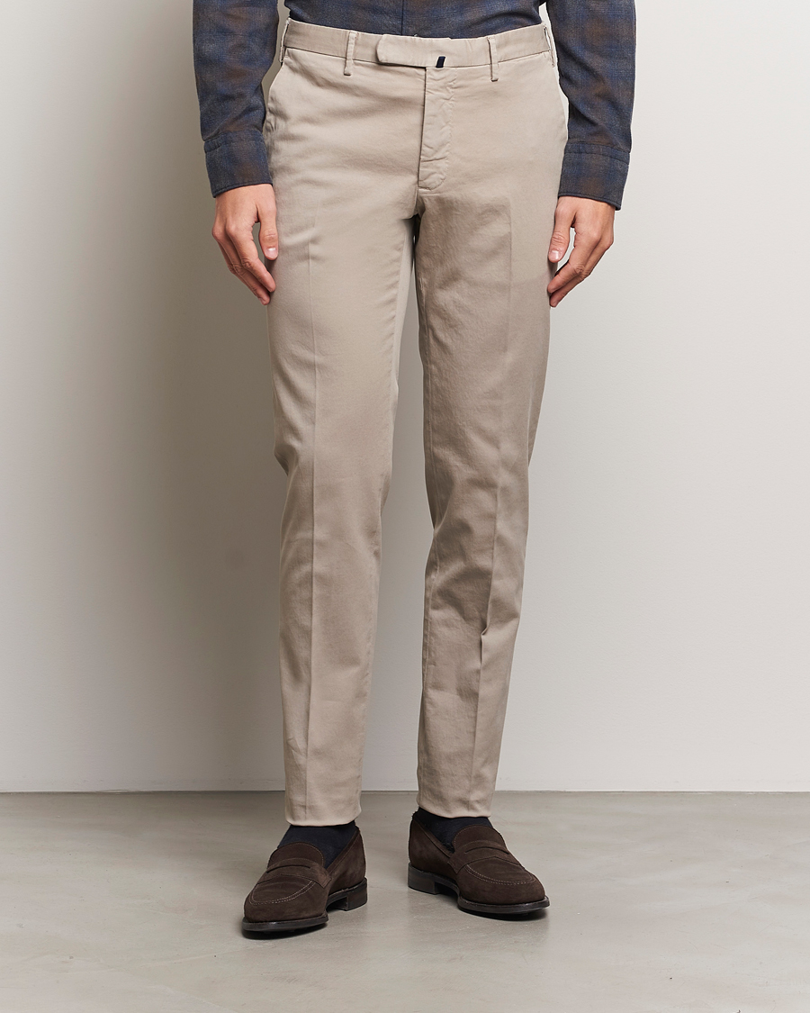 Herren |  | Incotex | Slim Fit Cotton Stretch Chinos Khaki