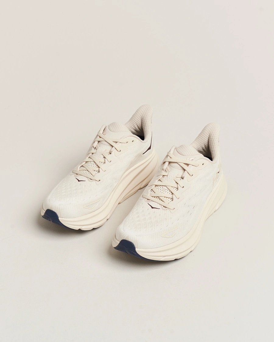 Herren | Sneaker | Hoka One One | Hoka Clifton 9 Oat Milk/Alabaster