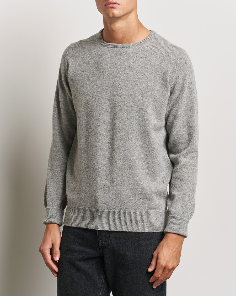 Herren | Kleidung | William Lockie | Rob Lambswool Crewneck Flannel