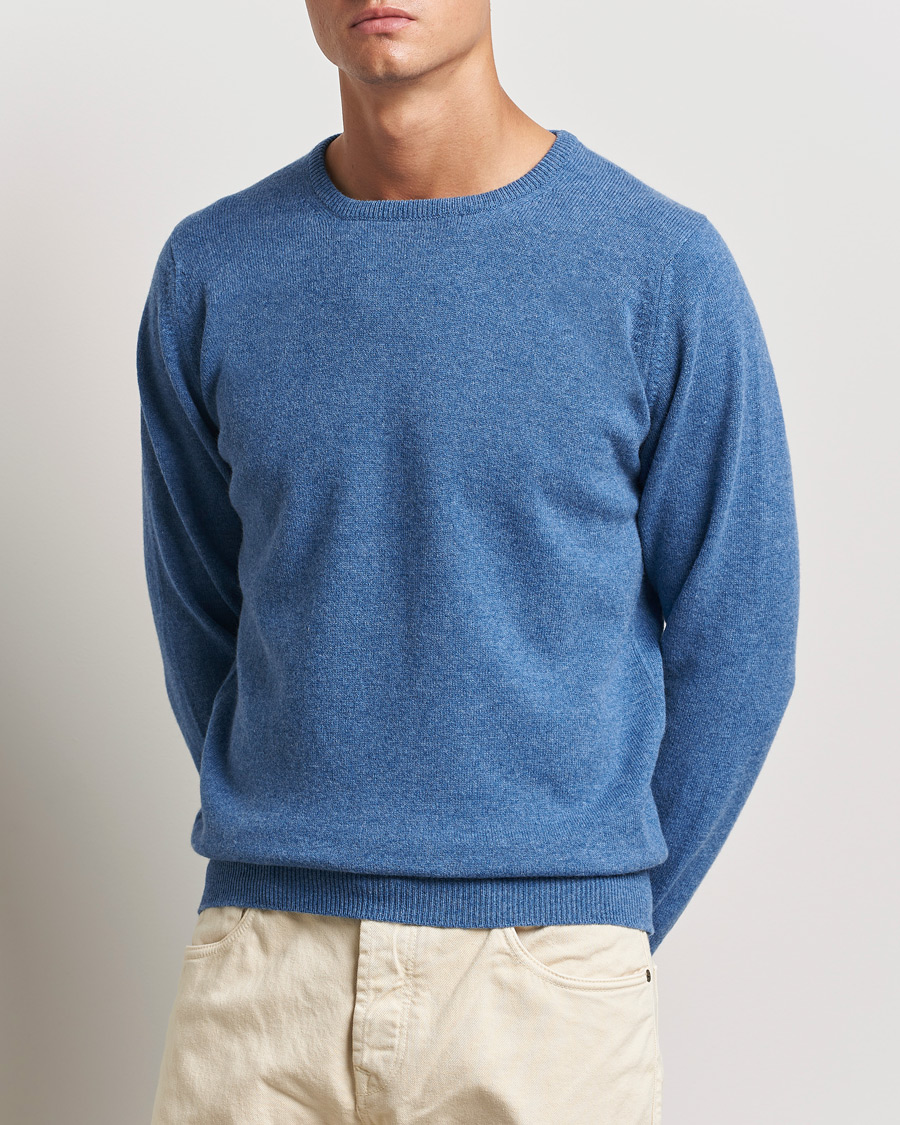 Herren | Business & Beyond | William Lockie | Rob Lambswool Crewneck Jeans