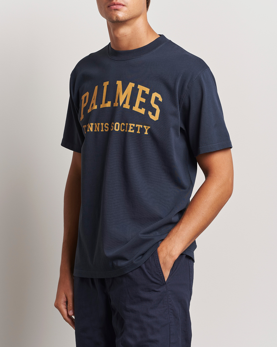 Herren | T-Shirts | Palmes | Ivan T-Shirt Navy