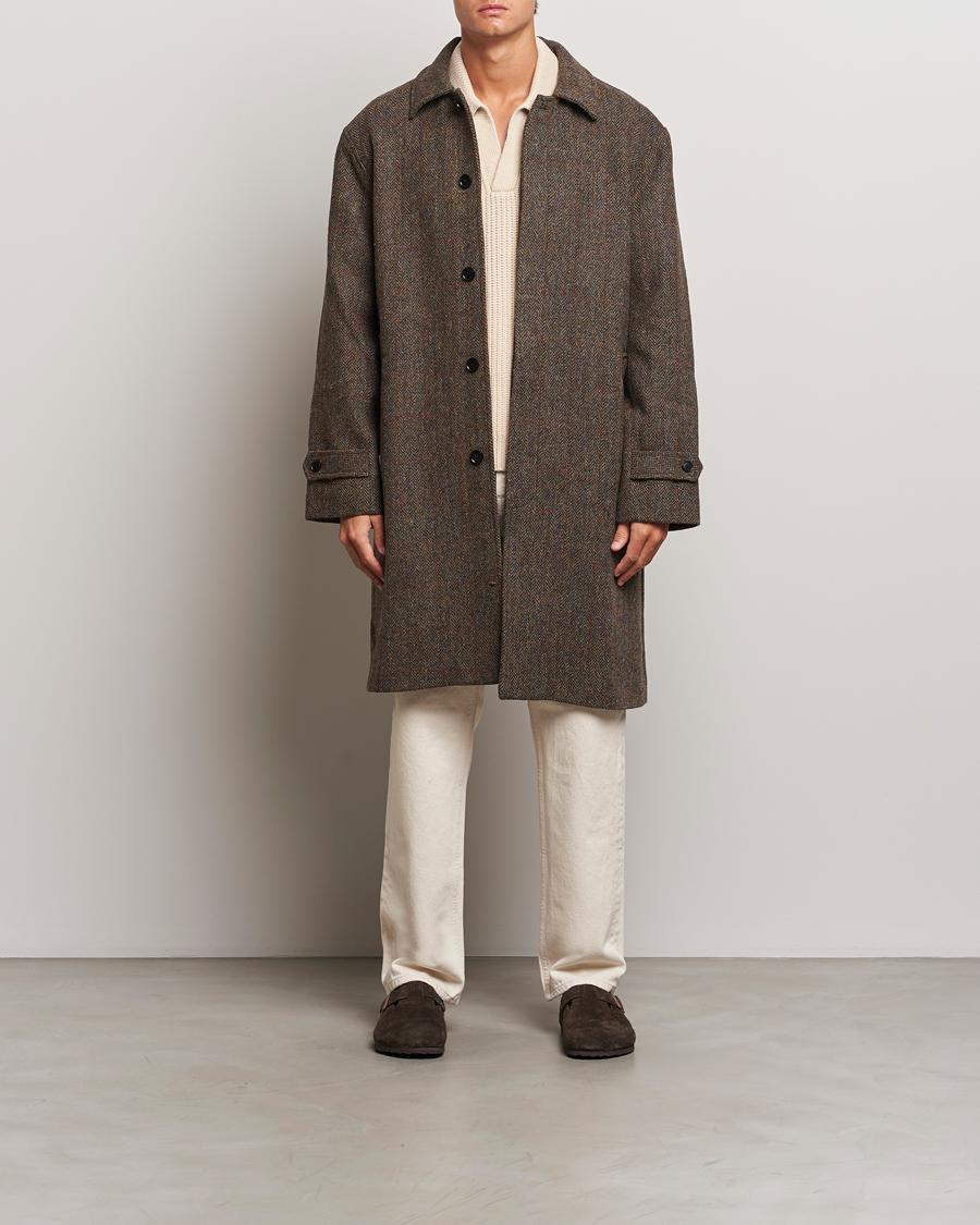 Palmes Tweed Coat Brown