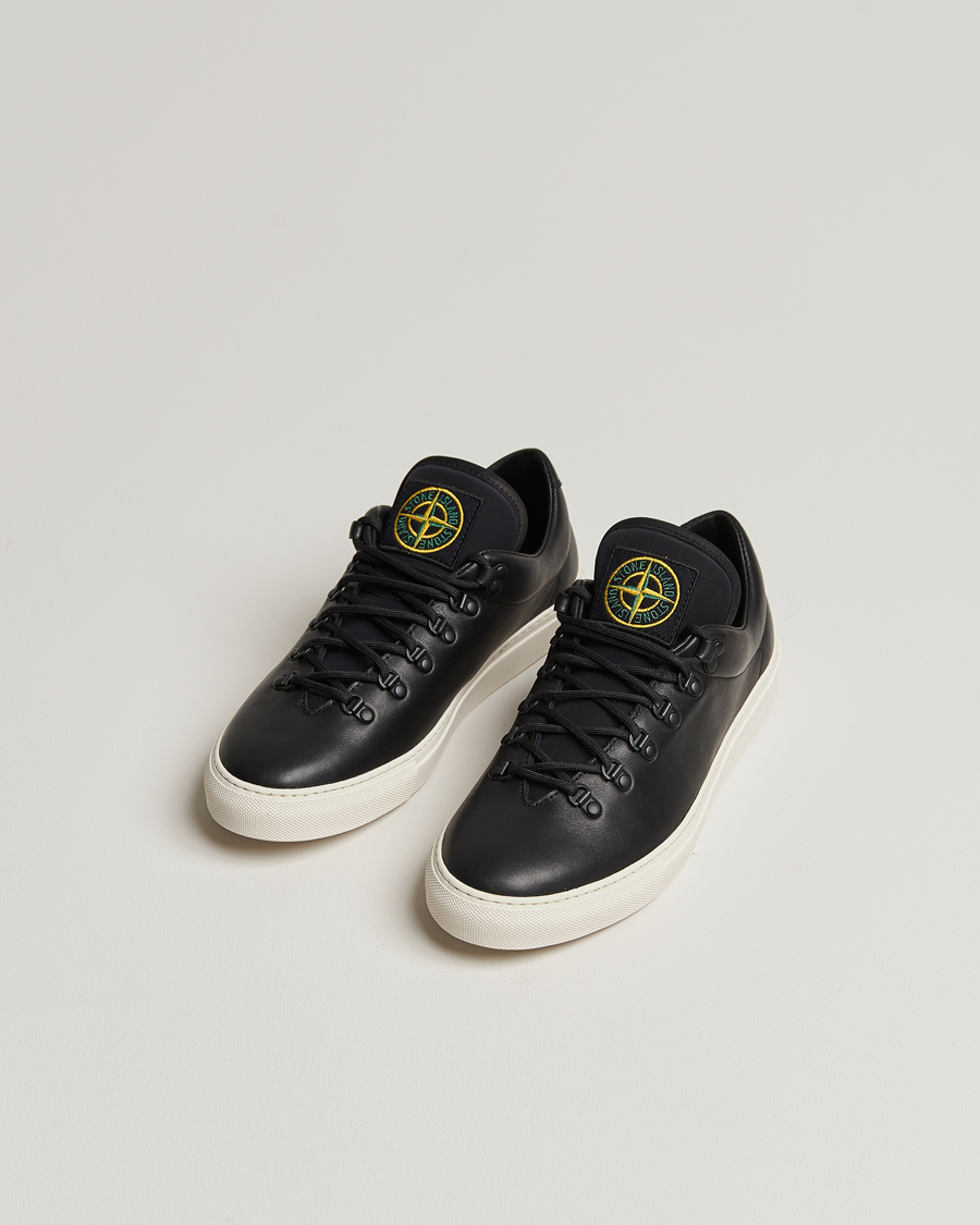 Herren |  | Stone Island | Leather Snekers Black