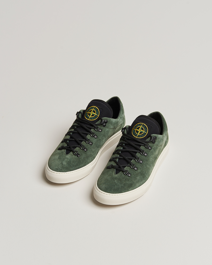 Herren |  | Stone Island | Suede Sneakers Musk