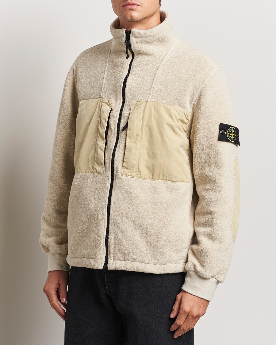 Herren |  | Stone Island | Nylon Cotton Fleece Jacket Plaster