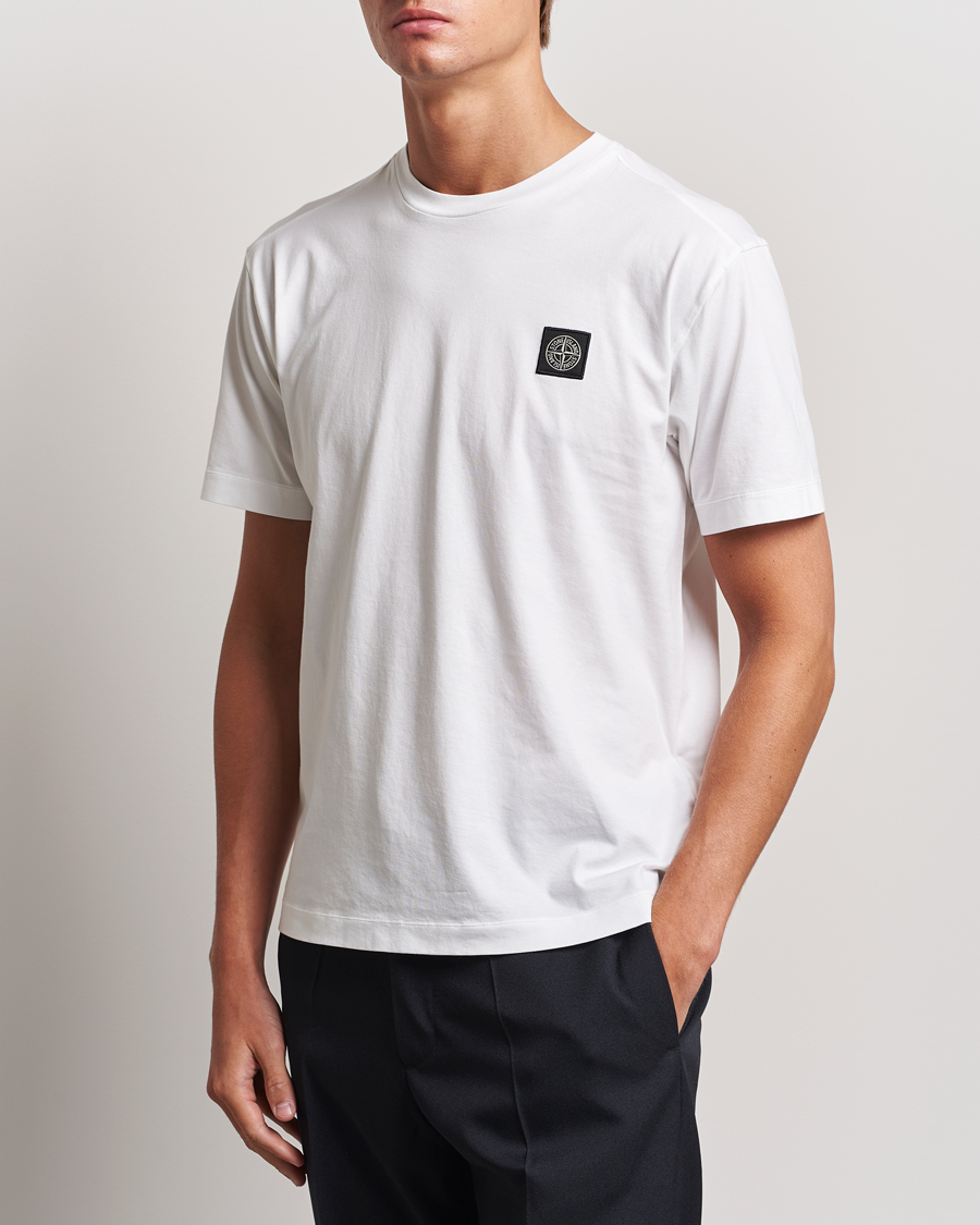 Herren |  | Stone Island | Garment Dyed Jersey T-Shirt White