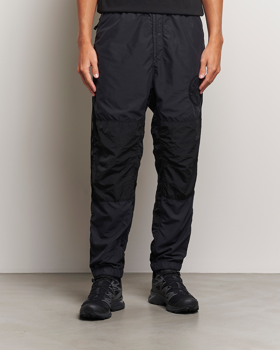 Herren |  | Stone Island | Washed Nylon Jogger Pants Black