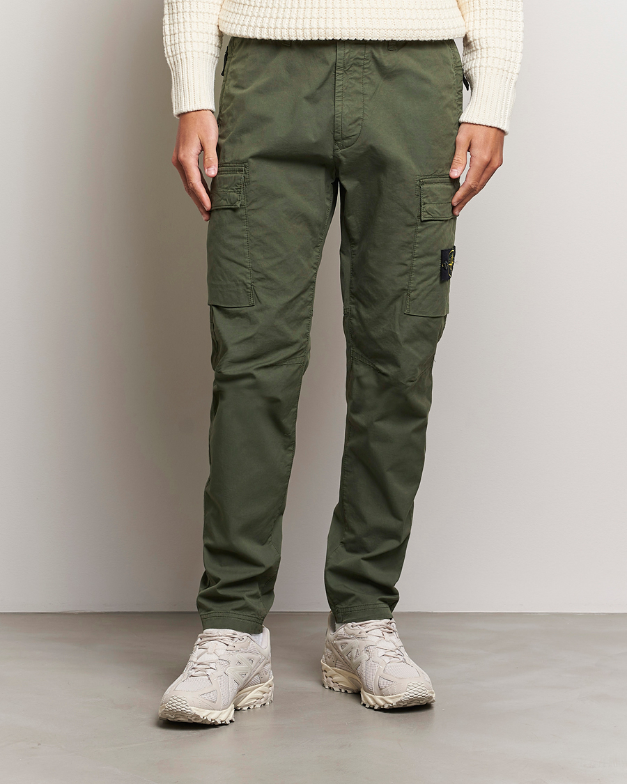 Herren |  | Stone Island | Stretch Cotton Gabardine Trousers Musk