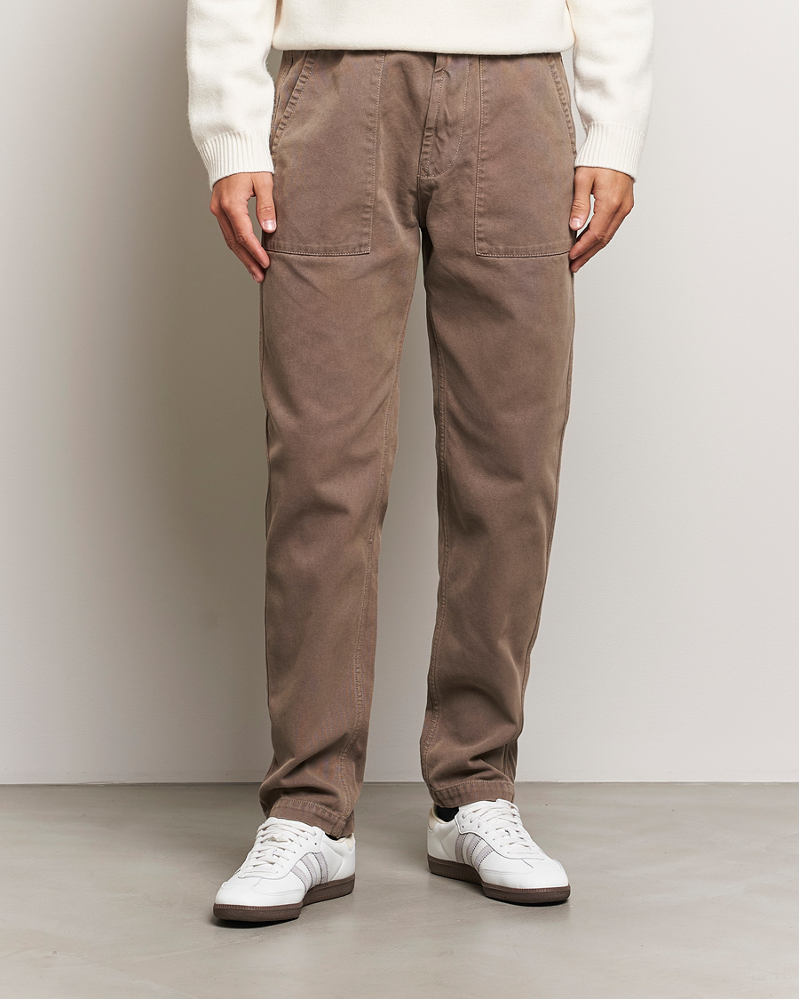 Herren |  | Stone Island | Panama Cotton Pants Walnut