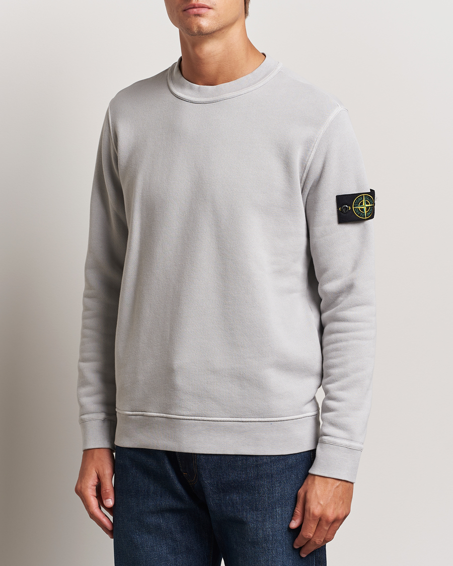 Stone Island Old Dyed Cotton Sweatshirt Grey