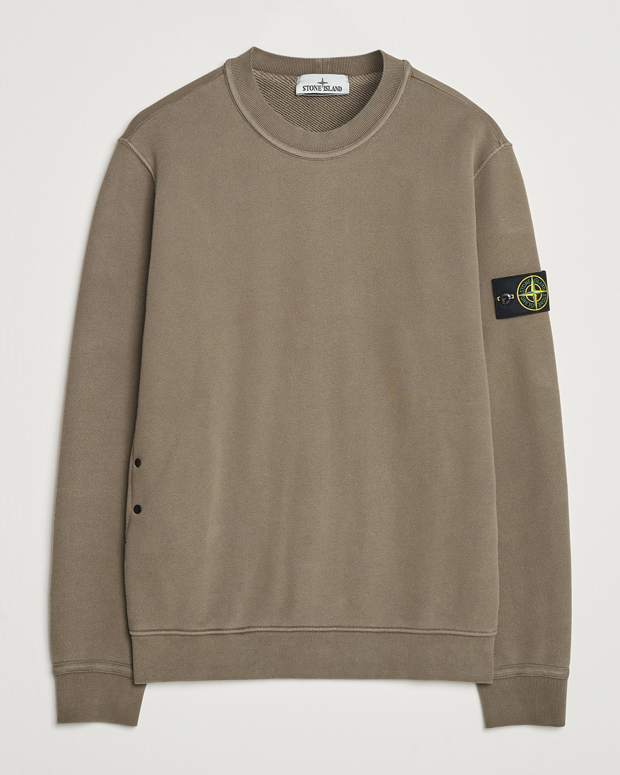 Stone Island Old Dyed Cotton Sweatshirt Walnut bei Care of Carl