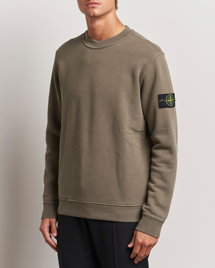 Herren |  | Stone Island | Old Dyed Cotton Sweatshirt Walnut