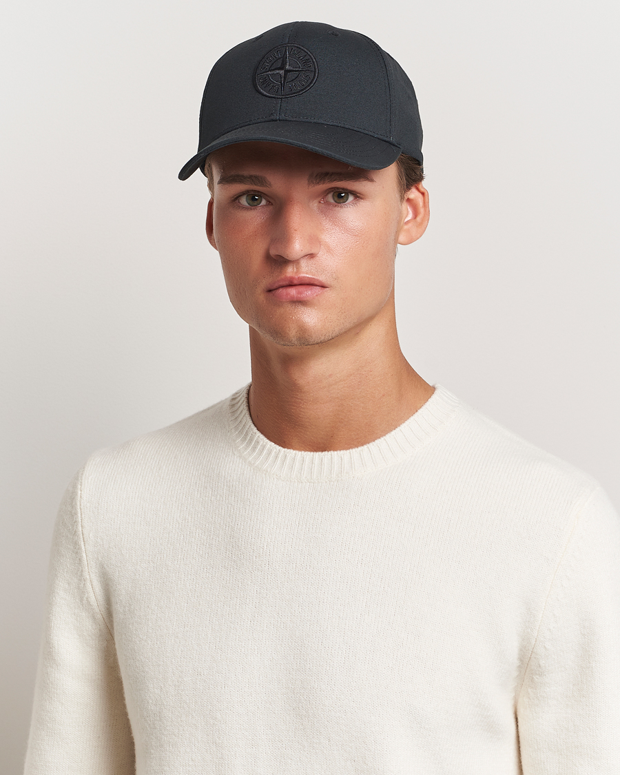 Herren |  | Stone Island | Cotton Rep Logo Cap Black