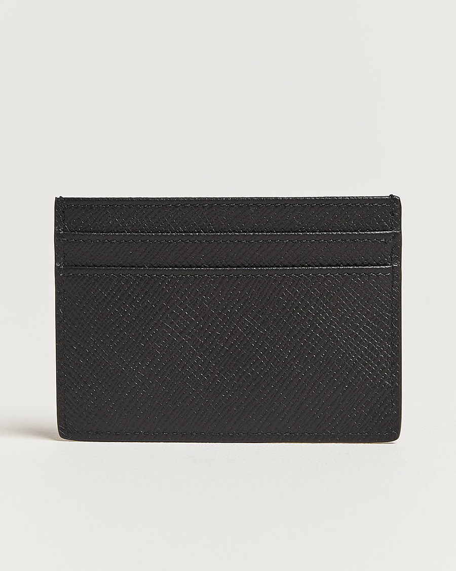 Herren |  | Smythson | Panama Flat Cardholder  Black