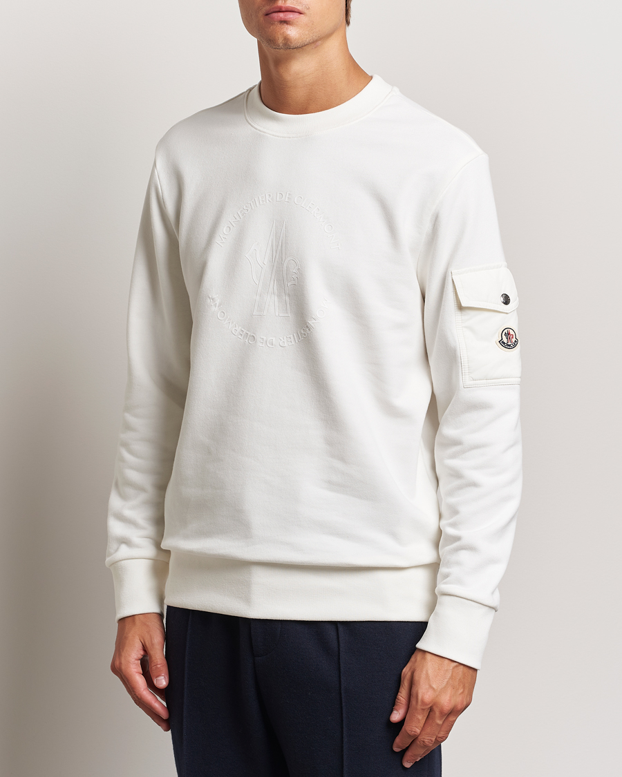 Herren | Pullover | Moncler | Pocket Sleeve Sweatshirt Off White