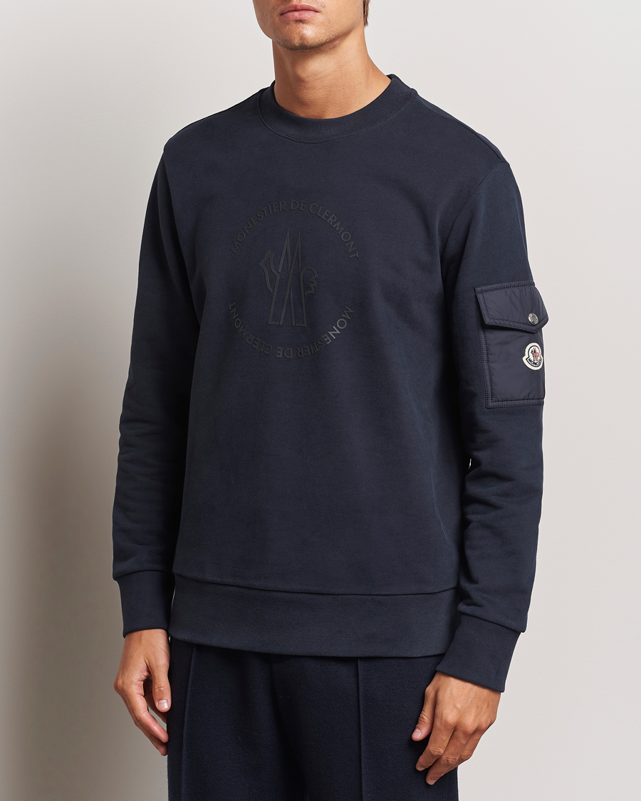 Herren | Pullover | Moncler | Pocket Sleeve Sweatshirt Navy