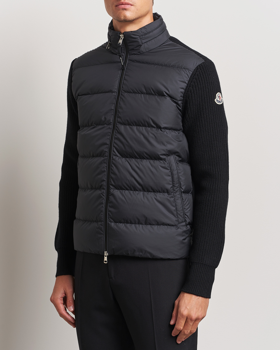 Herren |  | Moncler | Padded Zip Cardigan Black