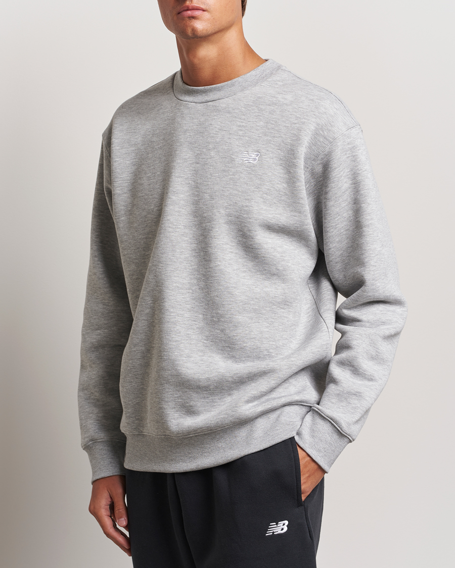 Herren | Neu im Onlineshop | New Balance | Essentials Fleece Sweatshirt Athletic Grey