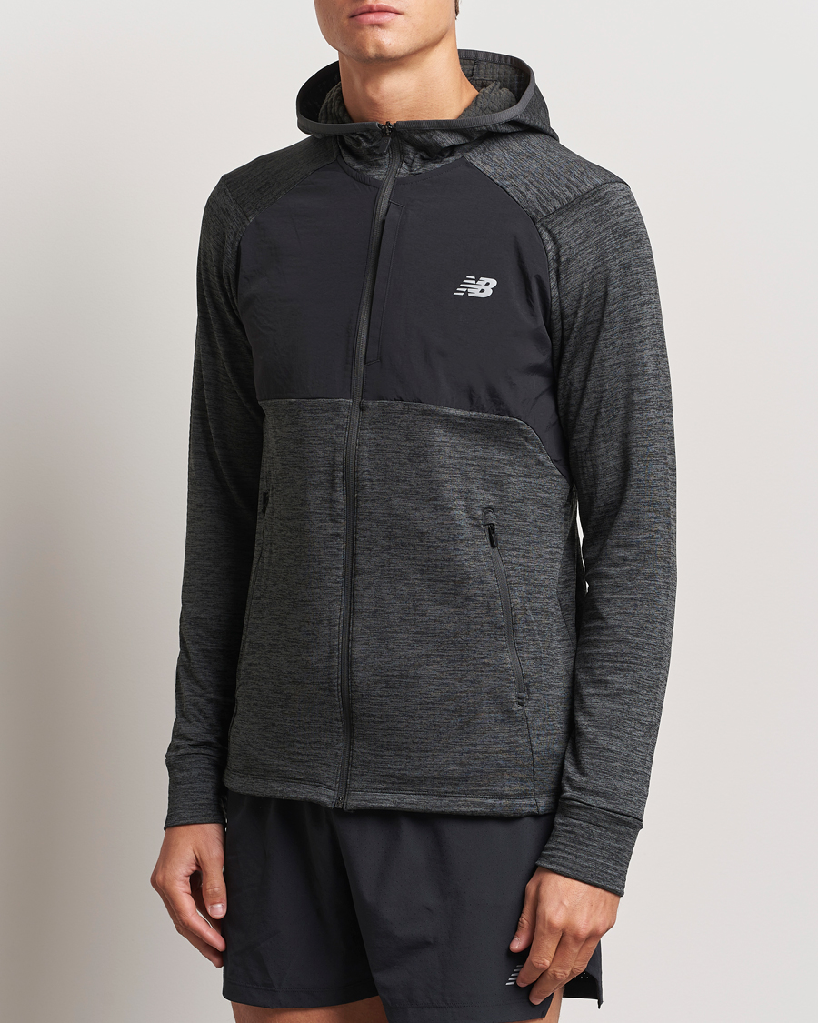 Herren | Full-zip | New Balance Running | Heat Grid  Hooded Full Zip Black