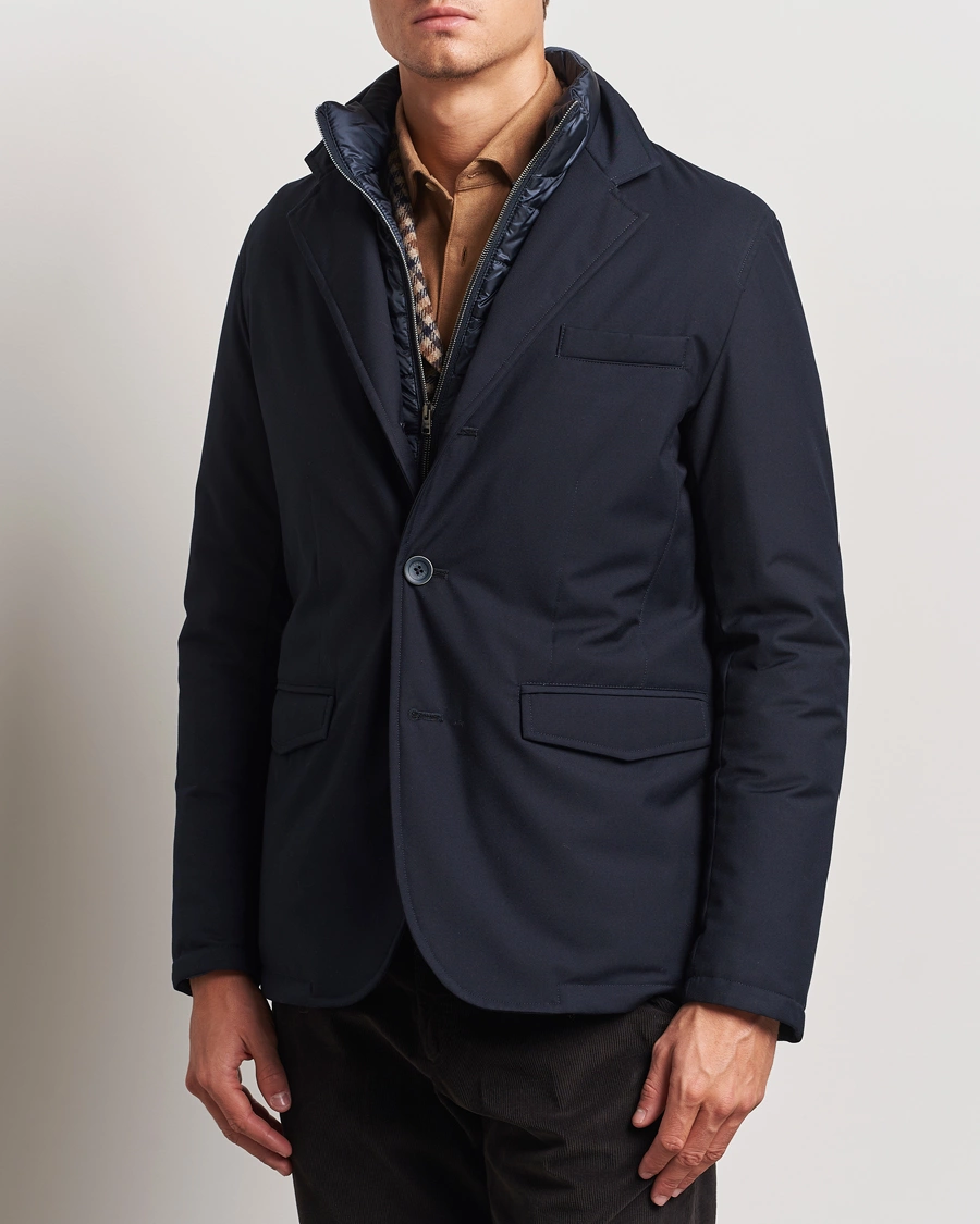 Herren |  | Herno | Water Repellent Down Blazer Navy