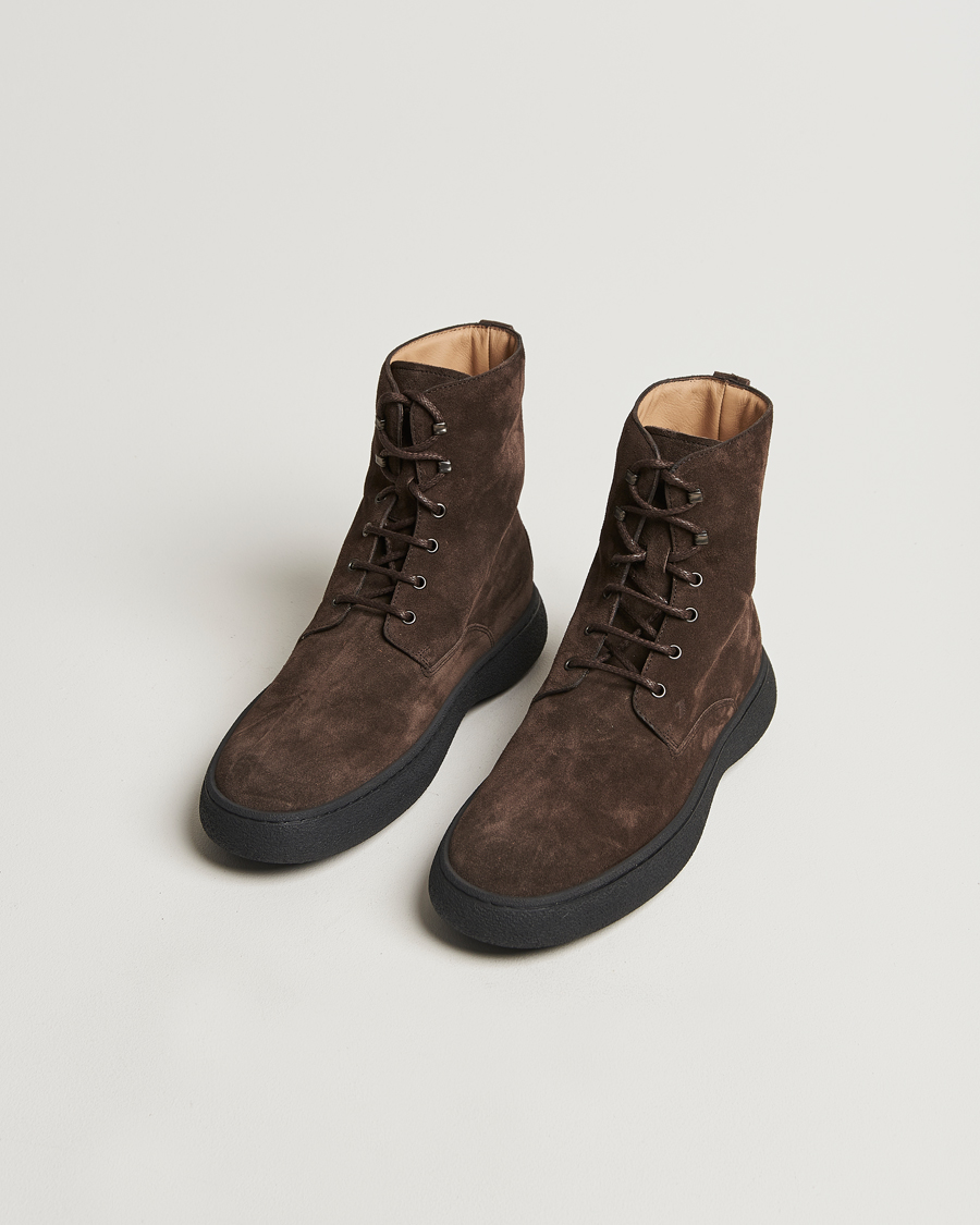 Herren |  | Tod\'s | Gommino Winter Boots Dark Brown Suede