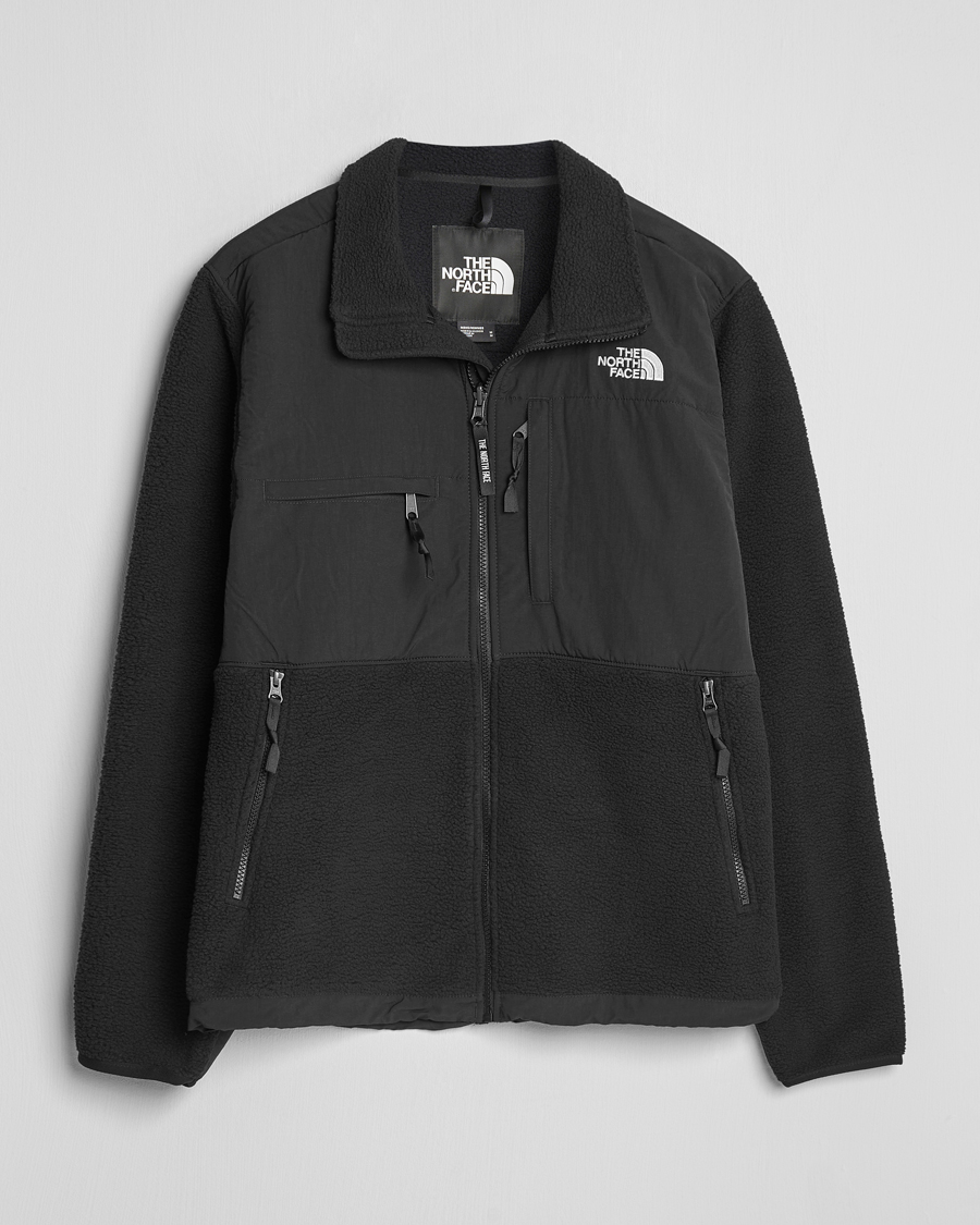 Black north face fleece jacket online