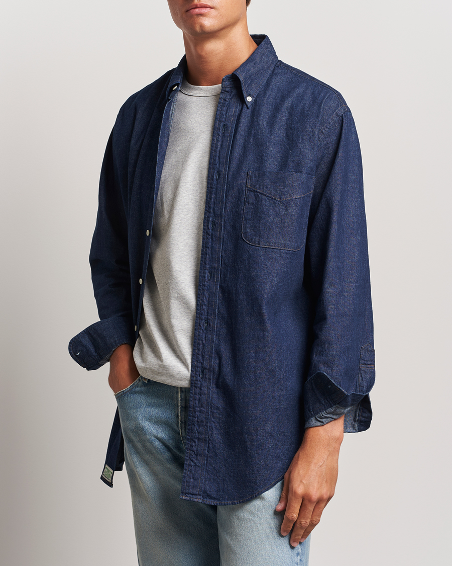 Herren | orSlow | orSlow | Button Down Shirt One Wash
