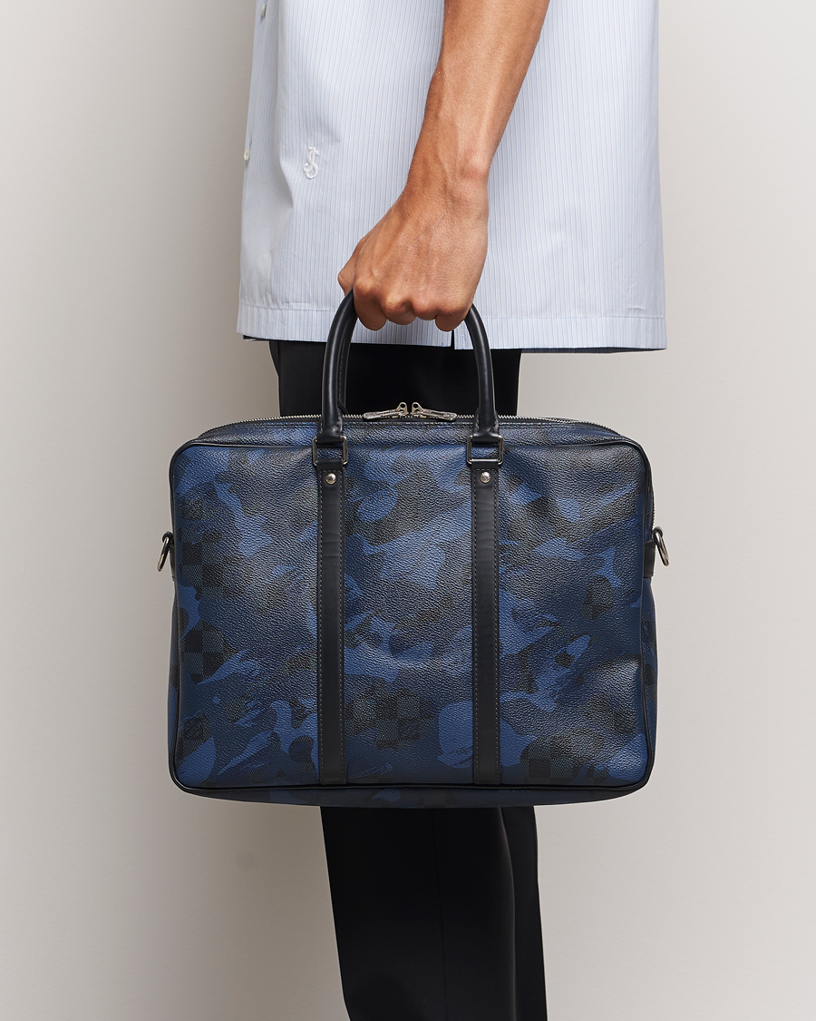 Herren |  | Louis Vuitton Pre-Owned | Porte-Documents Voyage Briefcase Navy Blue