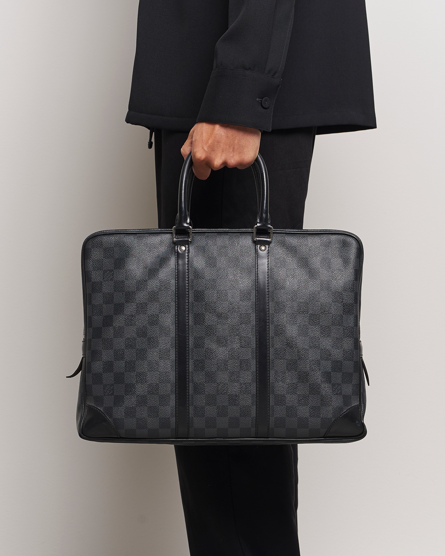 Herren | Pre-owned | Louis Vuitton Pre-Owned | Porte-Documents Voyage Briefcase Damier Graphite