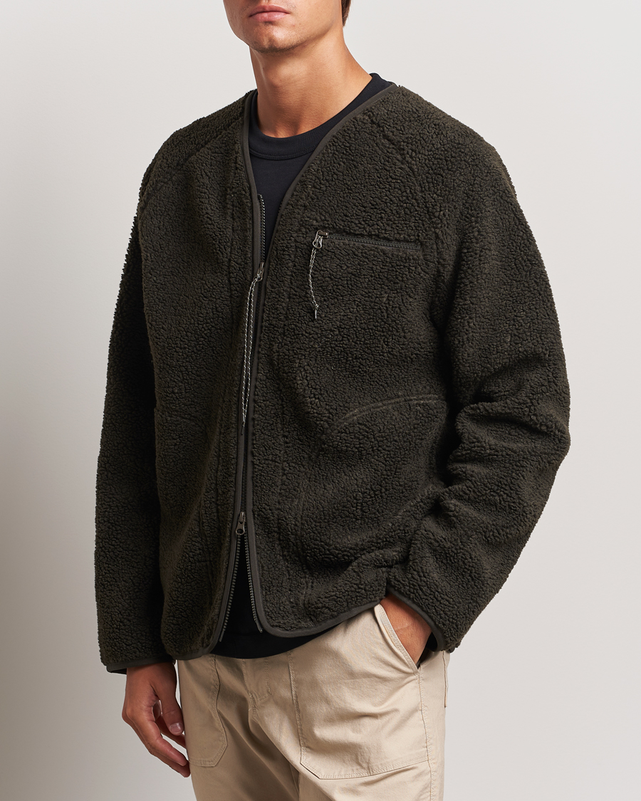 Herren |  | Peak Performance | Heavy Pile Oversized Cardigan Olive Extreme