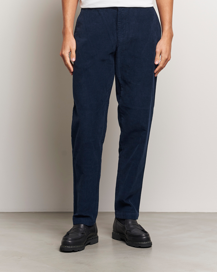 Herren |  | Sunspel | Corduroy Chore Trousers Navy