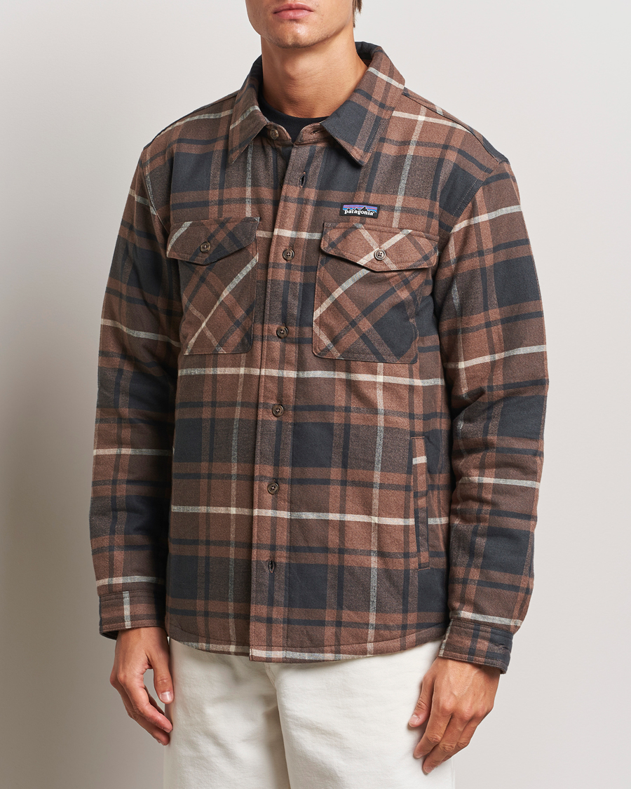 Herren | Patagonia | Patagonia | Lightweigt Insulated Fjord Flannel Shirt Brown