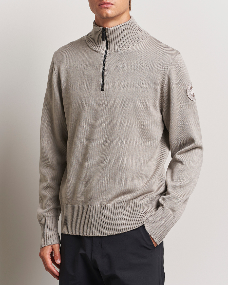 Herren |  | Canada Goose | Rosseau Half Zip Limestone