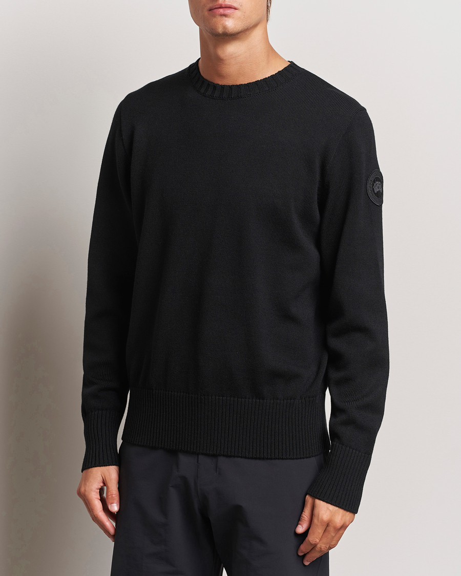 Herren |  | Canada Goose Black Label | Canada Goose Rosseau Crew Neck Black