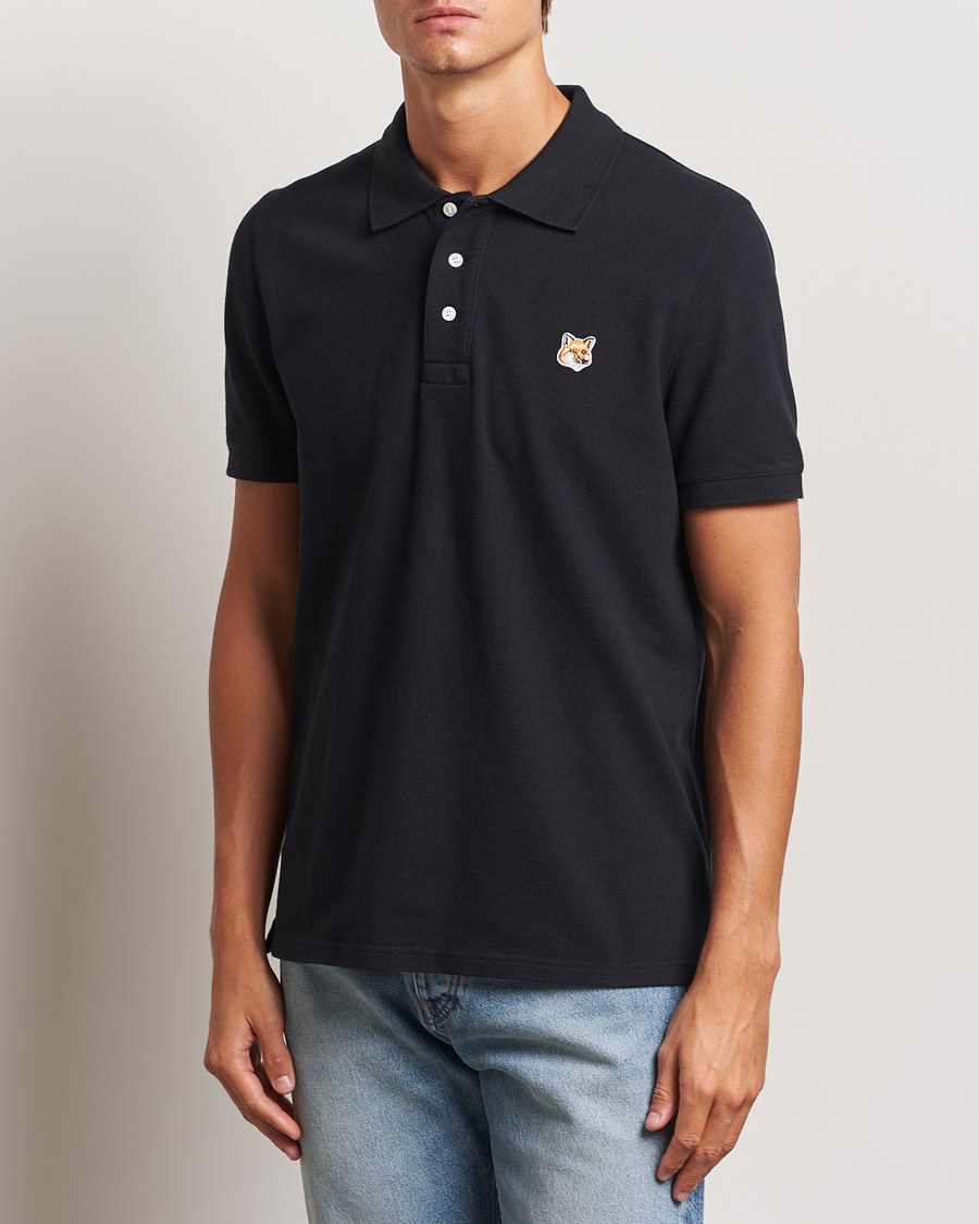 Herren |  | Maison Kitsuné | Fox Head Polo Black