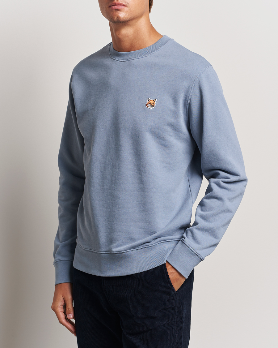 Herren |  | Maison Kitsuné | Fox Head Sweatshirt Moonlight Blue