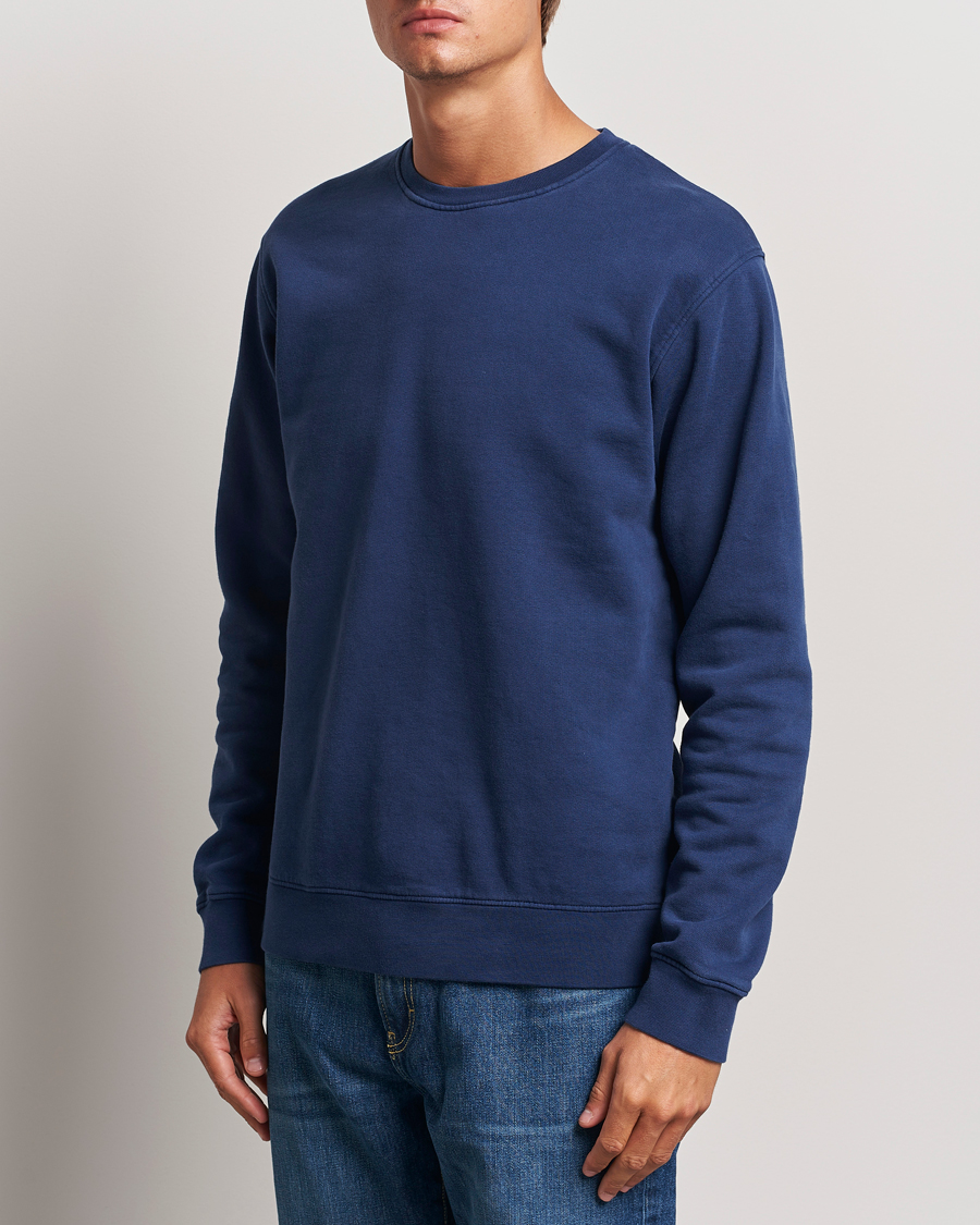 Herren | Sweatshirts | Colorful Standard | Classic Organic Crew Neck Sweat Marine Blue