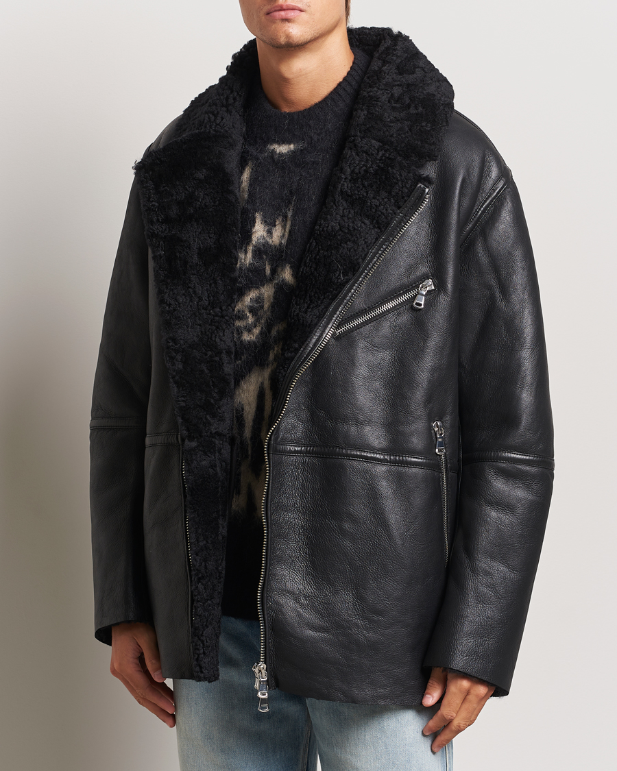 Herren |  | J.Lindeberg | Sutton Shearling Jacket Black