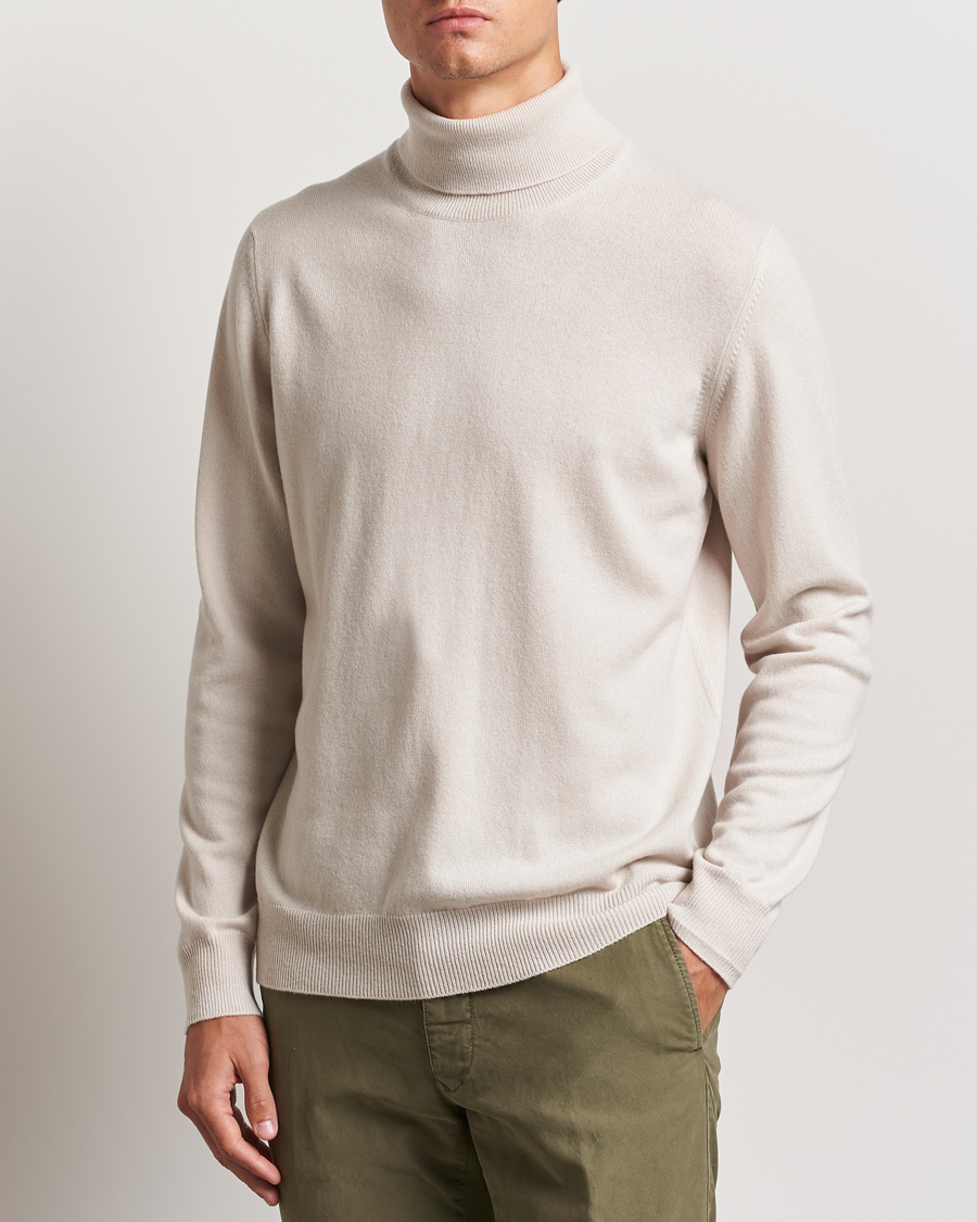 Herren |  | Gran Sasso | Wool/Cashmere Rollneck Cream