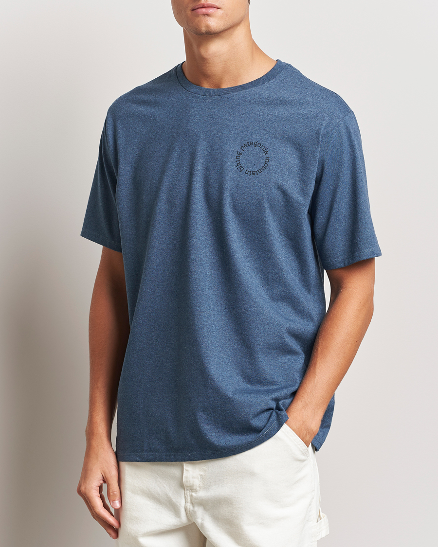 Herren | T-Shirts | Patagonia | Spoke Stencil Responsibili T-Shirt Utility Blue