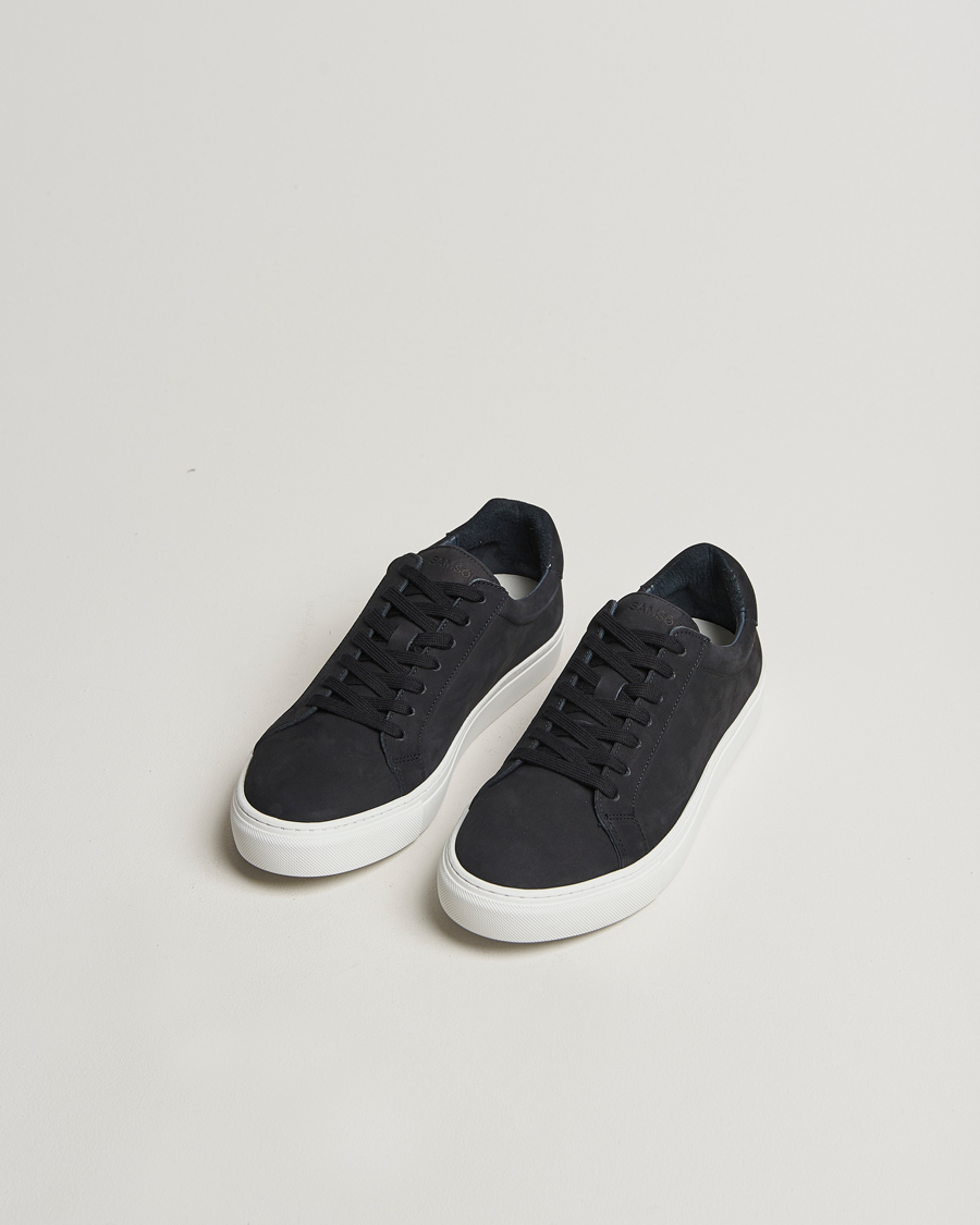 Herren |  | Samsøe Samsøe | Saharry Nubuck Sneakers Salute Navy