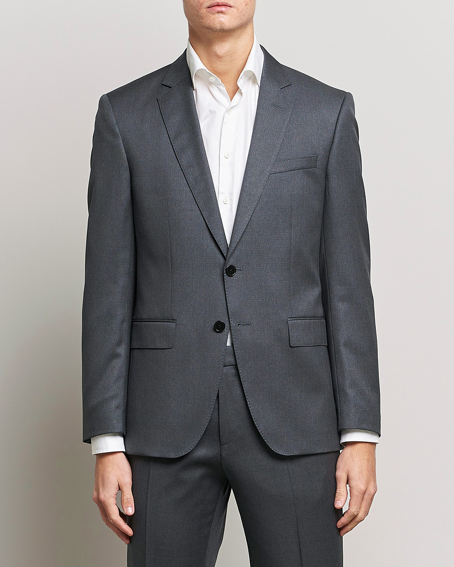 Herren |  | BOSS BLACK | Huge Wool Suit Dark Grey