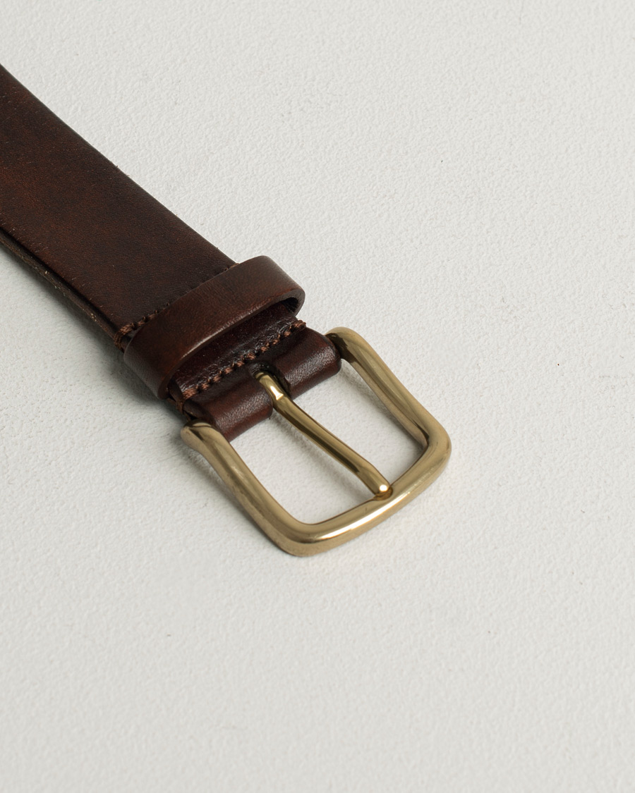 Herren |  | Pre-owned | Anderson's Leather Belt 3 cm Cognac