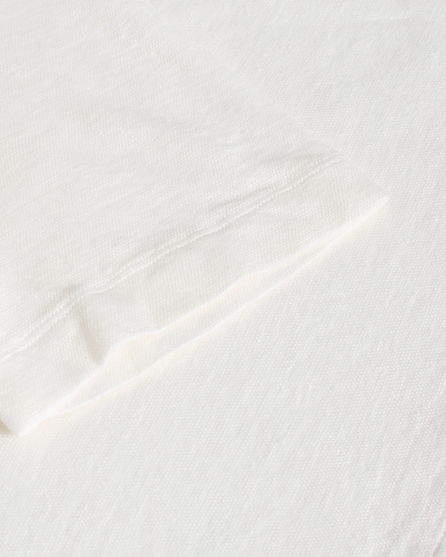 Herren | Pre-owned | Pre-owned | Massimo Alba Wembley Linen Polo White