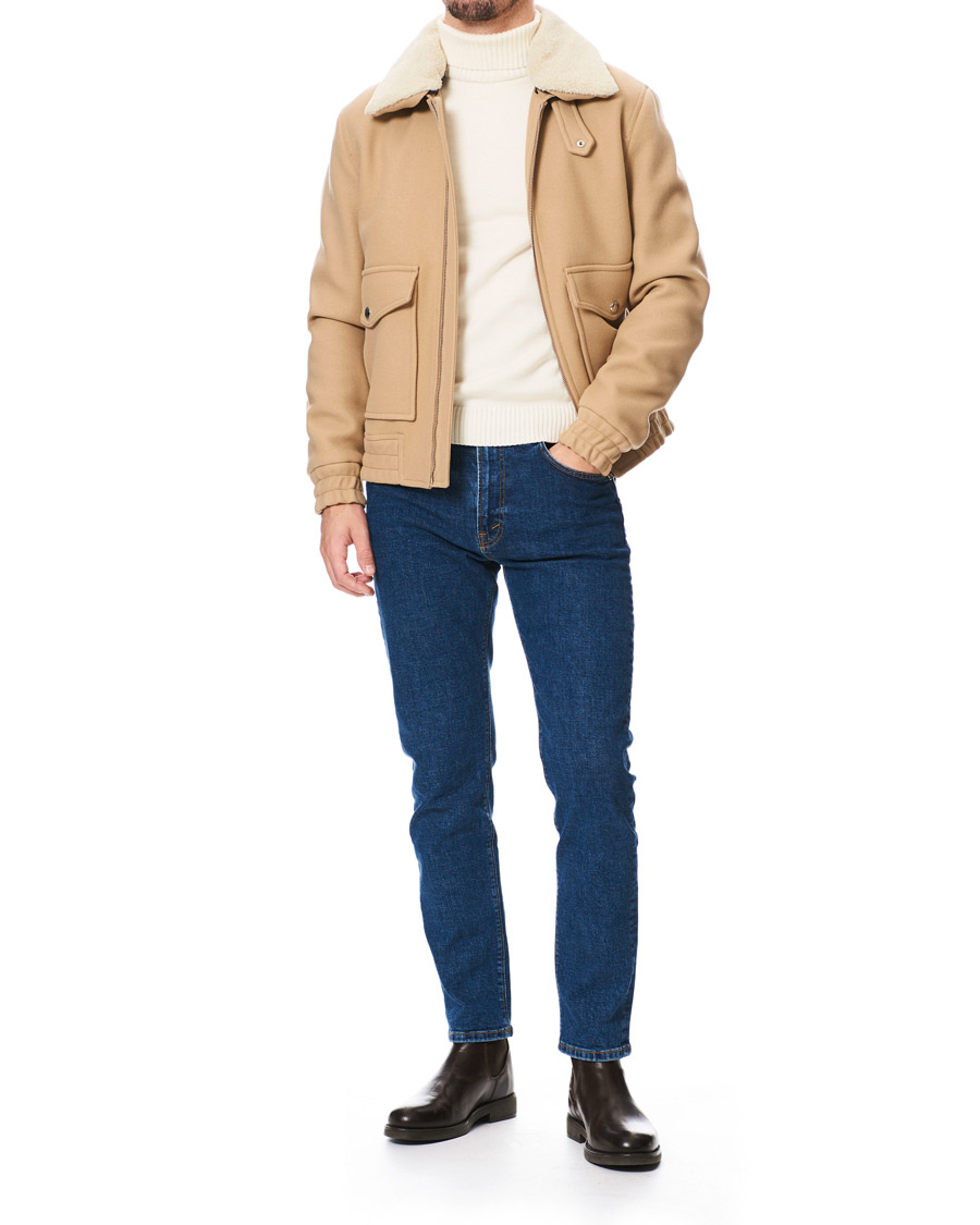 tommy hilfiger shearling aviator jacket