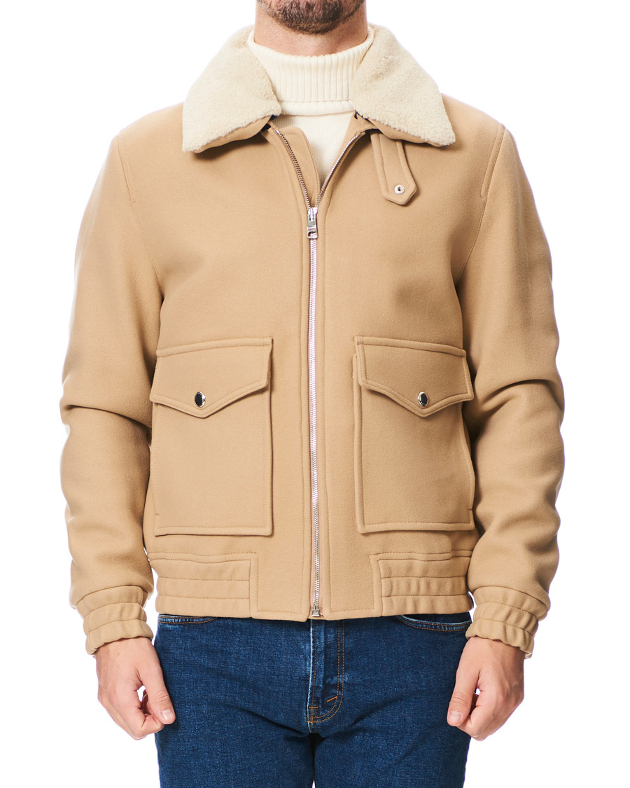 tommy hilfiger shearling aviator jacket