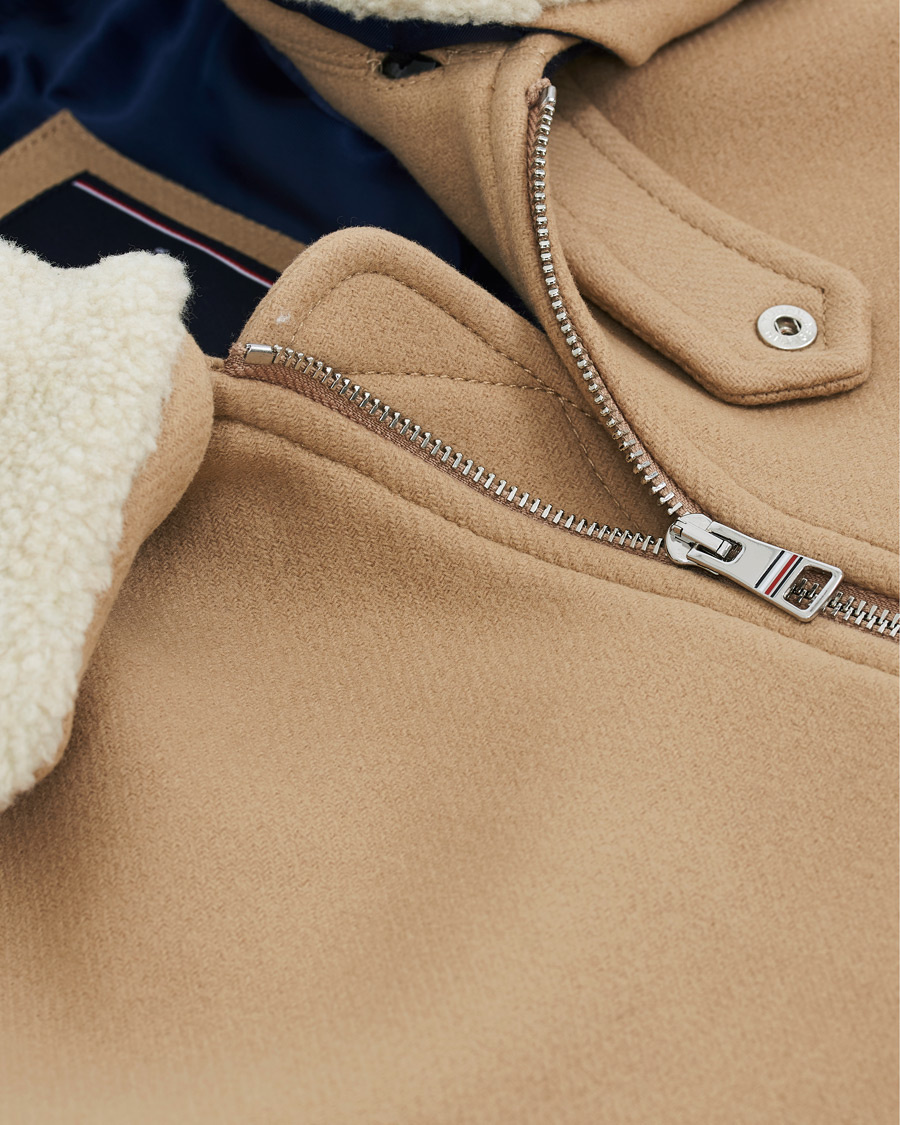 tommy hilfiger shearling aviator jacket