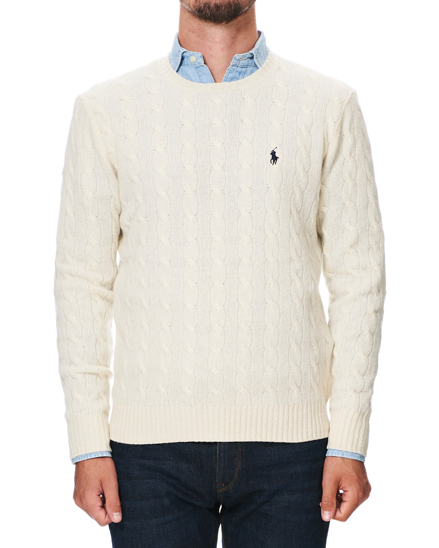 ralph lauren cream sweater