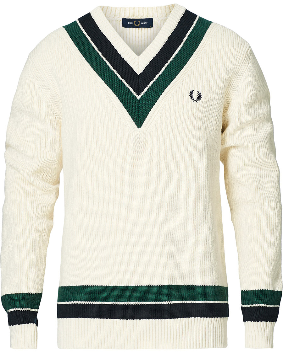 fred perry v neck jumper