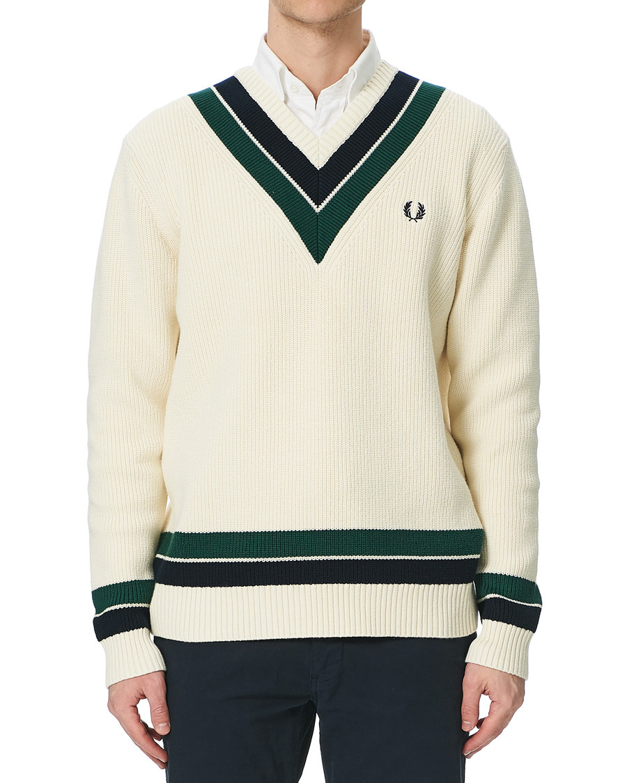 fred perry v neck jumper